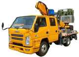 16 meters JiangLing 4x2 telescopic boom aerial operation vehicle