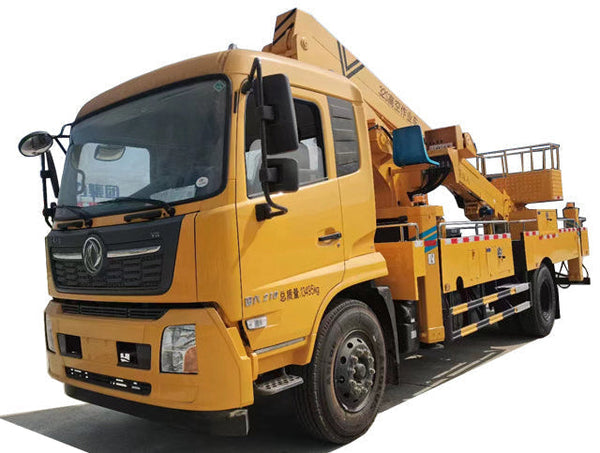 Dongfeng32 meters 4 x2 mobile hydraulic platform high altitude operation truck