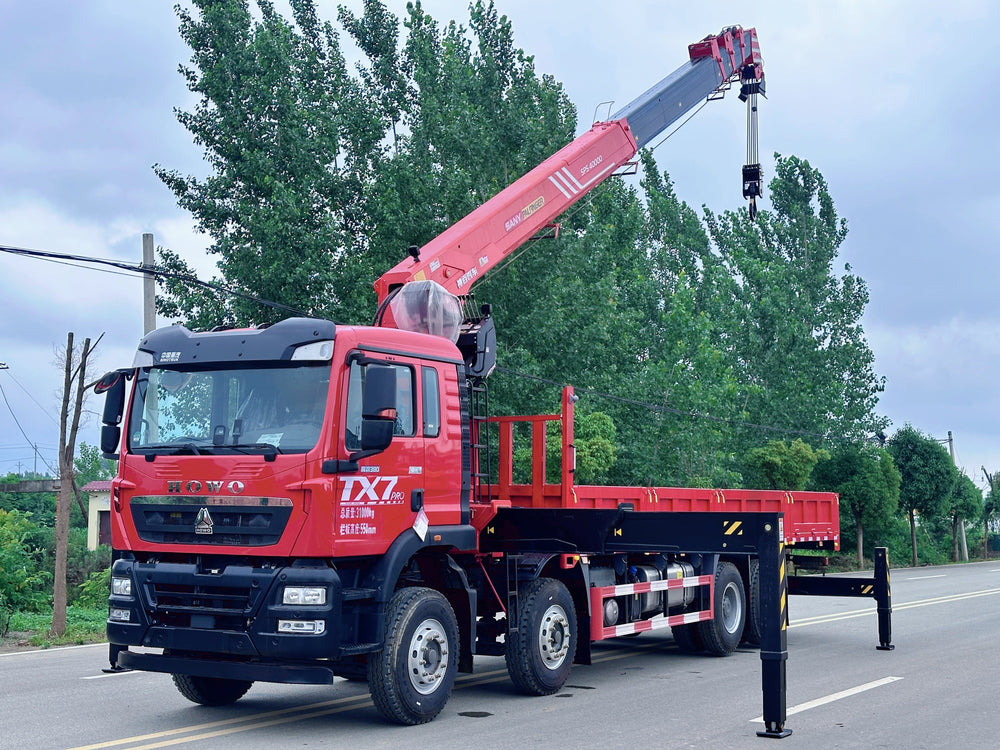 HOWO 8×4 Palfinger16T Telescopic Boom Crane