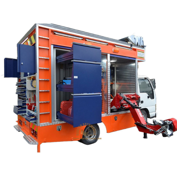 Dongfeng 4x2 Mobile Tire Changer Truck